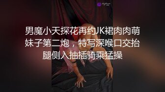 男魔小天探花再约JK裙肉肉萌妹子第二炮，特写深喉口交抬腿侧入抽插骑乘猛操