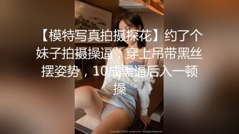 【模特写真拍摄探花】约了个妹子拍摄操逼，穿上吊带黑丝摆姿势，10成黑逼后入一顿操