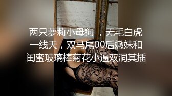 两只萝莉小母狗 ，无毛白虎一线天，双马尾00后嫩妹和闺蜜玻璃棒菊花小逼双洞其插